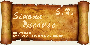 Simona Mucović vizit kartica